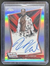 2026 Topps Chrome WWE Kofi Kingston Red Brand Auto Refractor #RBA-KOF