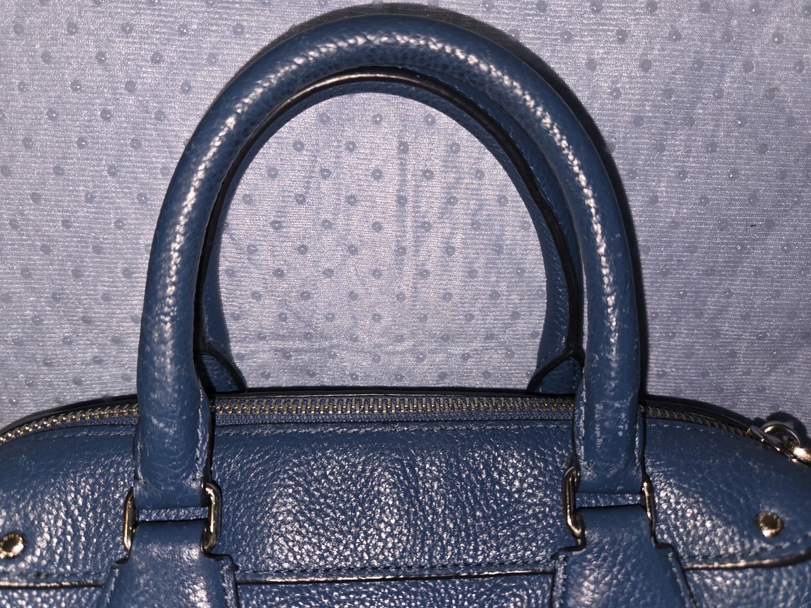 Authentic COACH  Shearling/Leather MINI BENNETT S… - image 9