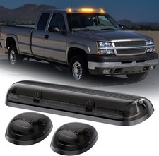 3pcs For Silverado 1500 Gmc Sierra 2500 Truck Suv Cab Roof Marker Running Light 3pcs For Silverado 1500 Gmc Sierra 2500 Truck Suv Cab Roof Marker Running Light