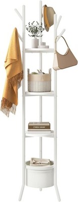 Coat Ra, Freestanding Coat Stand with Stora Shees, Hall Trees