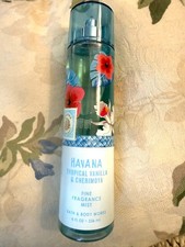 Bath & Body Works HAVANA TROPICAL VANILLA & CHERIMOYA Fine Fragrance Mist 8 oz
