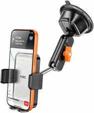 8" Adjustable Metal Arm Windshield Phone Mount Suction Phone