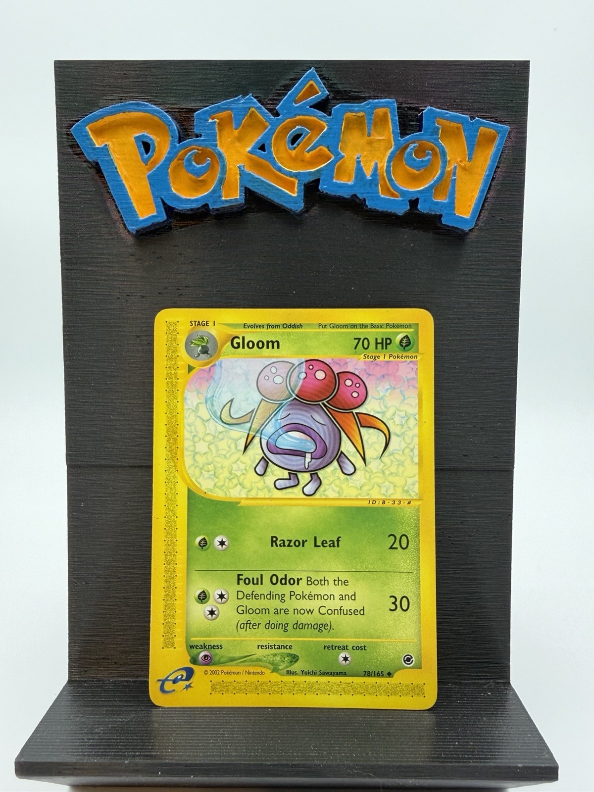 Gloom 78/165 Uncommon Expedition Base Set Pokemon Moderately Played
