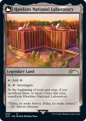 Hawkins National Laboratory / The Upside Down -Foil Light Play MTG Secret Lair