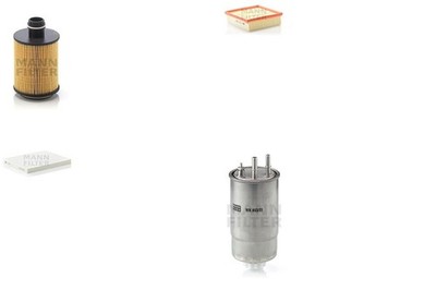 MANN-FILTER Inspektionspaket Filtersatz XL Partikelfilter Leitungsfilter für X12