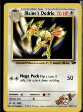 Blaine's Dodrio 32/132 Uncommon Gym Challenge Pokemon Unlimited MP on eBay