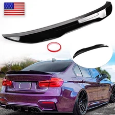 Rear Trunk Spoiler Wing Lip PSM Style Black For BMW F30 F80 335i 328i 2012-2018