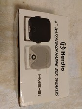 Herdio 4" Waterproof Marine Box Speakers HMS-61 Pair