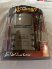 VINTAGE NEW 2004 ACCUDART STEEL TIP DART SET AND CASE 20G