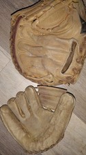 Sears, Regent, Champion Vintage Baseball Gloves & Balls Full Grain Cowhide