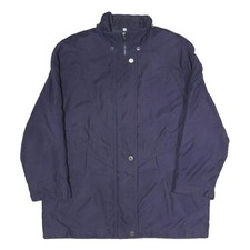 NEWPORT Womens Navy Blue Jacket M Polyester Blend Zip Casual Outerwear