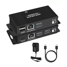 Plug  Play 60M HDMI KVM Extender Over Ethernet Cat5e/6 HDMI USB RJ45 Extender