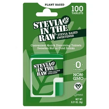 Stevia In The Raw Stevia Sweetener Tablets, 100 Ct Zero Calorie Sugar Substitute
