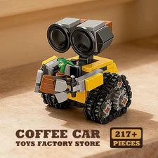 Space Mini Robot MOC Building Bricks 217PCS Tracked Sci-Fi Robot Toy Gift