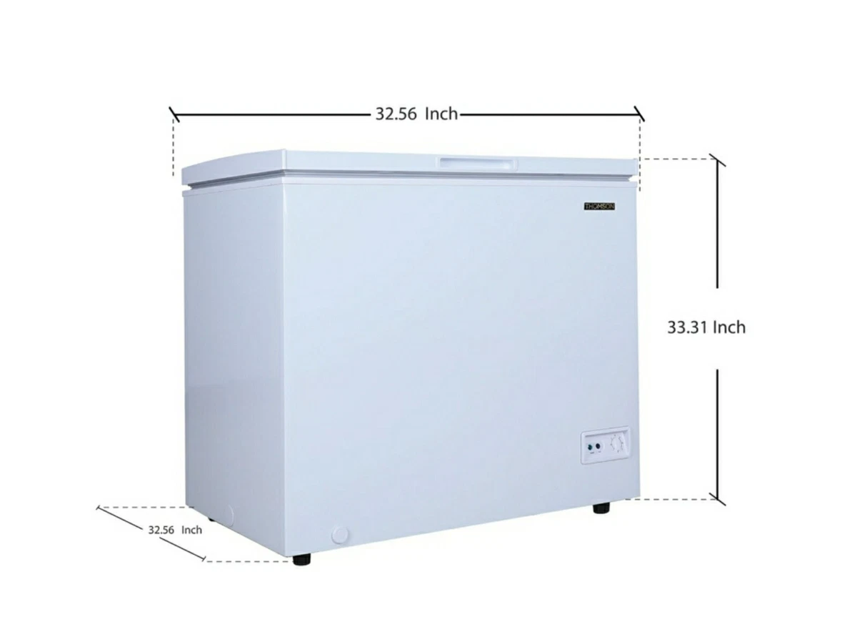 RCA 10 Cubic Foot Chest Freezer, cu ft, White