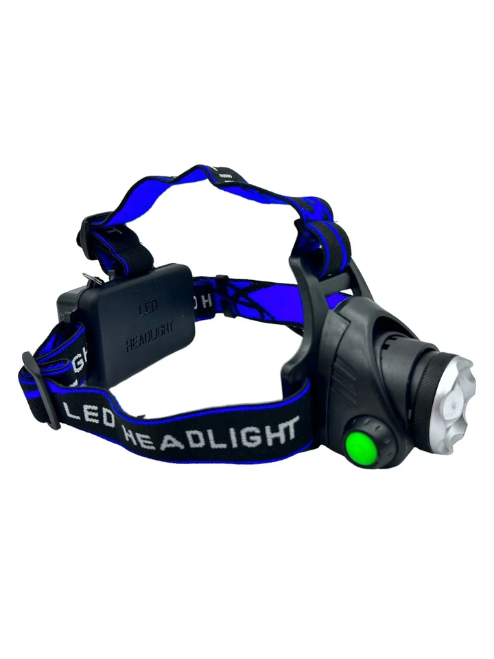 Высокой мощности Zoom светодиодный фонарь фары фонарик голова фонарь лампа рыбалки новый - Изображение 3 из 4