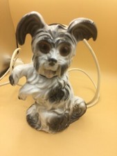 ORIGINAL AEROZON RAUCHVERZEHRER HUND PORZELLANHUND LAMPE DOG 22 CM TERRIER HUND