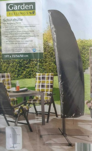 Schutzhülle für Ampelschirm -- 197 x 23/56/50 cm  ***NEU&OVP*** - Bild 1 von 2
