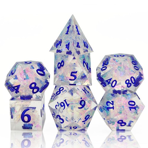 7pcs Polyhedral Dice Sets For Role Playing Party Game RPG - Picture 5 of 32
