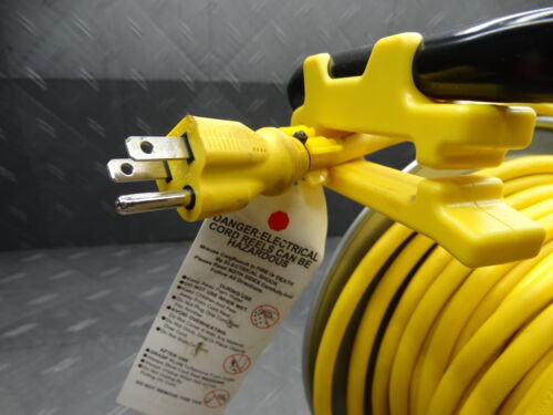 Link2Home 75 ft. 12/3 Extension Cord Storage Reel 4 Outlets Circuit Breaker - Picture 6 of 9