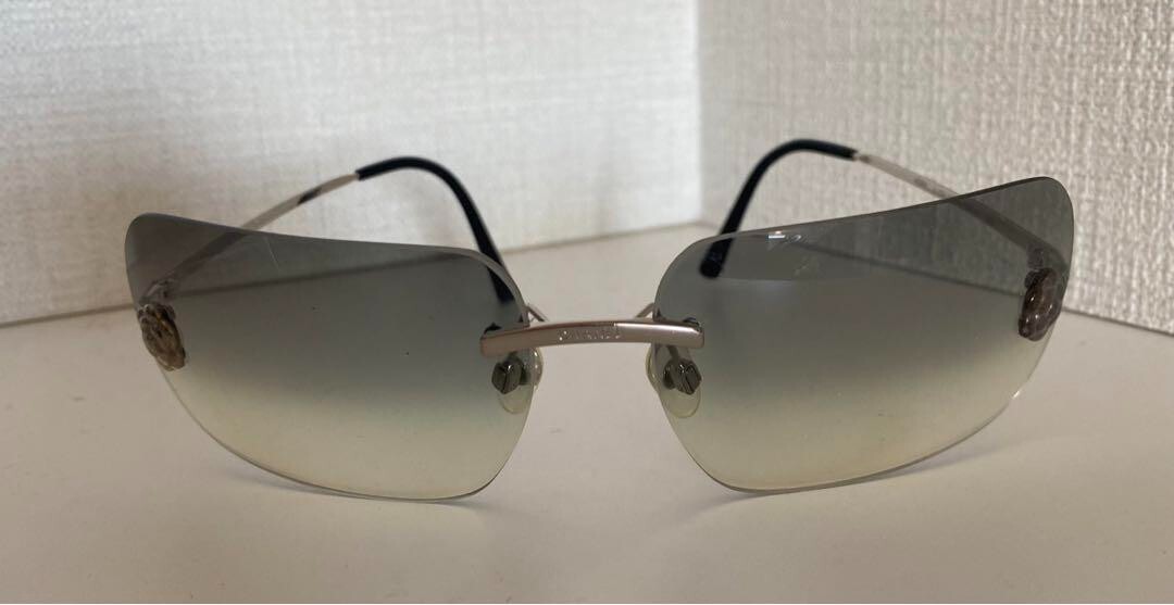 Chanel Sunglasses 4085 c124/6G 62□15 120 Camellia Smoky