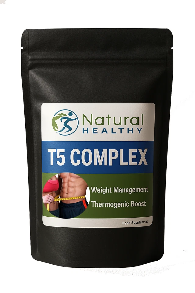 NATURAL HEALTHY T5 METABOLISM BOOSTER - FAT BURNING WEIGHT LOSS SPORT SUPPLEMENT SLIMMING PILLS
