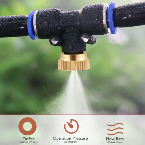 82ft 25M Drip Irrigation System Plant Self Garden Watering Hose Spray Kit +Timer - Picture 47 of 57