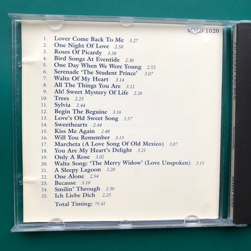 Richard Tauber SERENADE Opera Musicals CD Student Prince Merry Widow Sweethearts - Picture 3 of 9