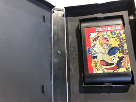 THE REN & STIMPY'S SHOW INVENTION SEGA GENESIS GAME CARTRIDGE GAME & CASE NES HQ