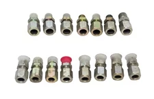 LOT OF 15 PARKER Strait Union Compression Fittings