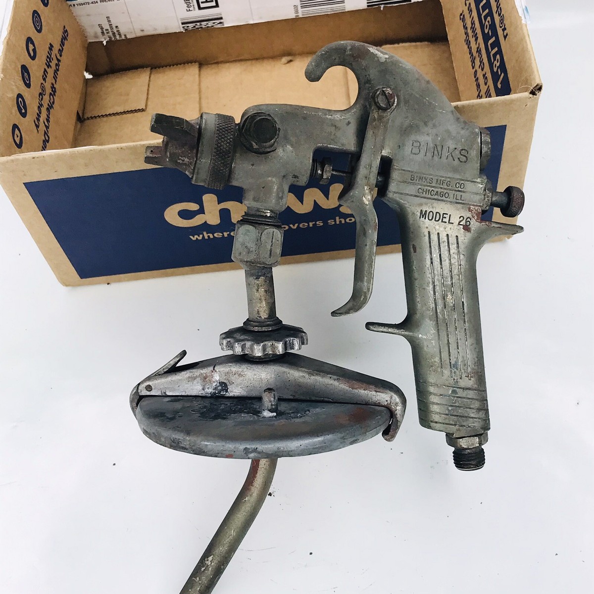 乳液・ミルク GUN Binks Model 26 Hand Held Automotive Paint Spray Gun 77p