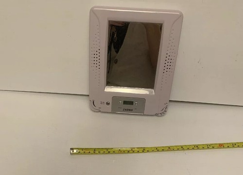 Bathroom Hanging Mirror Zadro Shaving , FM AM Radio