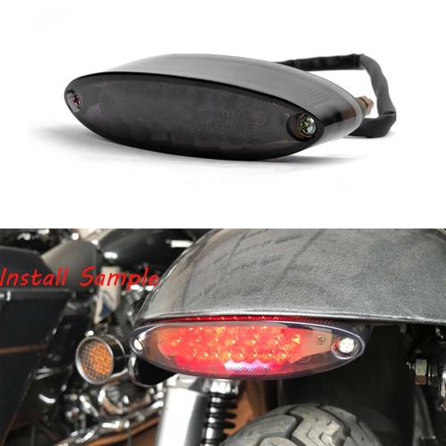 Universal LED Motorcycle Tail Lights Brake Stop Light Red For Suzuki