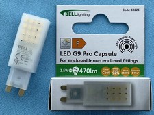 Image of LED G9 DIMMABLE 3.5W = 42W 4000K COOL WHITE Bell Lighting 470 LUMENS