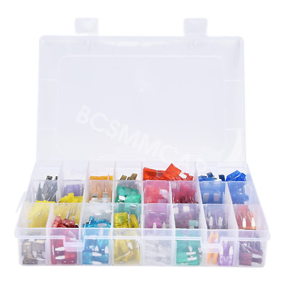 300Pcs Auto Blade Fuse Assortment Assorted Kit Car Truck Medium Small Fuse Fuses