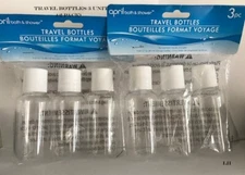 Travel Bottles 2.7 0z 3 pcs  ( 2 pack )