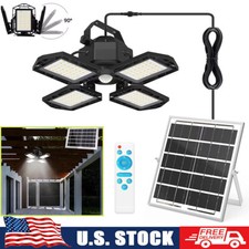 168LED Solar Pendant Light Outdoor Indoor Solar Powered Motion Sensor Shed Light