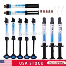 Dental Dentex Composite Flowable Cure Light Resin /Dual Light Cure Resin