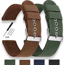 16mm 18mm 20mm 22mm 24mm Nylon Strap for Seiko Canvas Band Military Sport