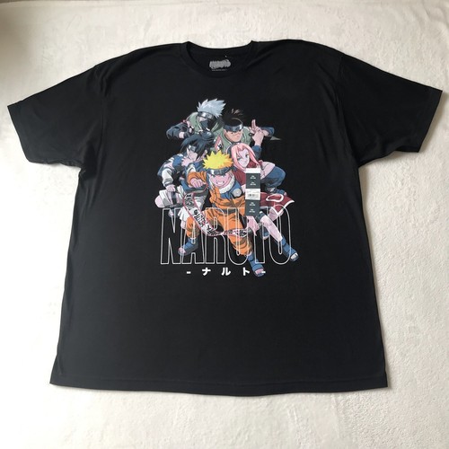 Naruto Herren Kurzarm Schwarz Rundhals Grafik T-Shirt Gr. 3XL (54-56) Neu mit Etikett - Bild 4 von 15
