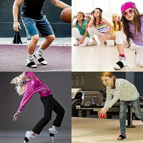 ELASTIC DANCE SHOE COVERS Dance Socks Over Sneaker Shoes Socks For Dancers - Picture 6 of 8