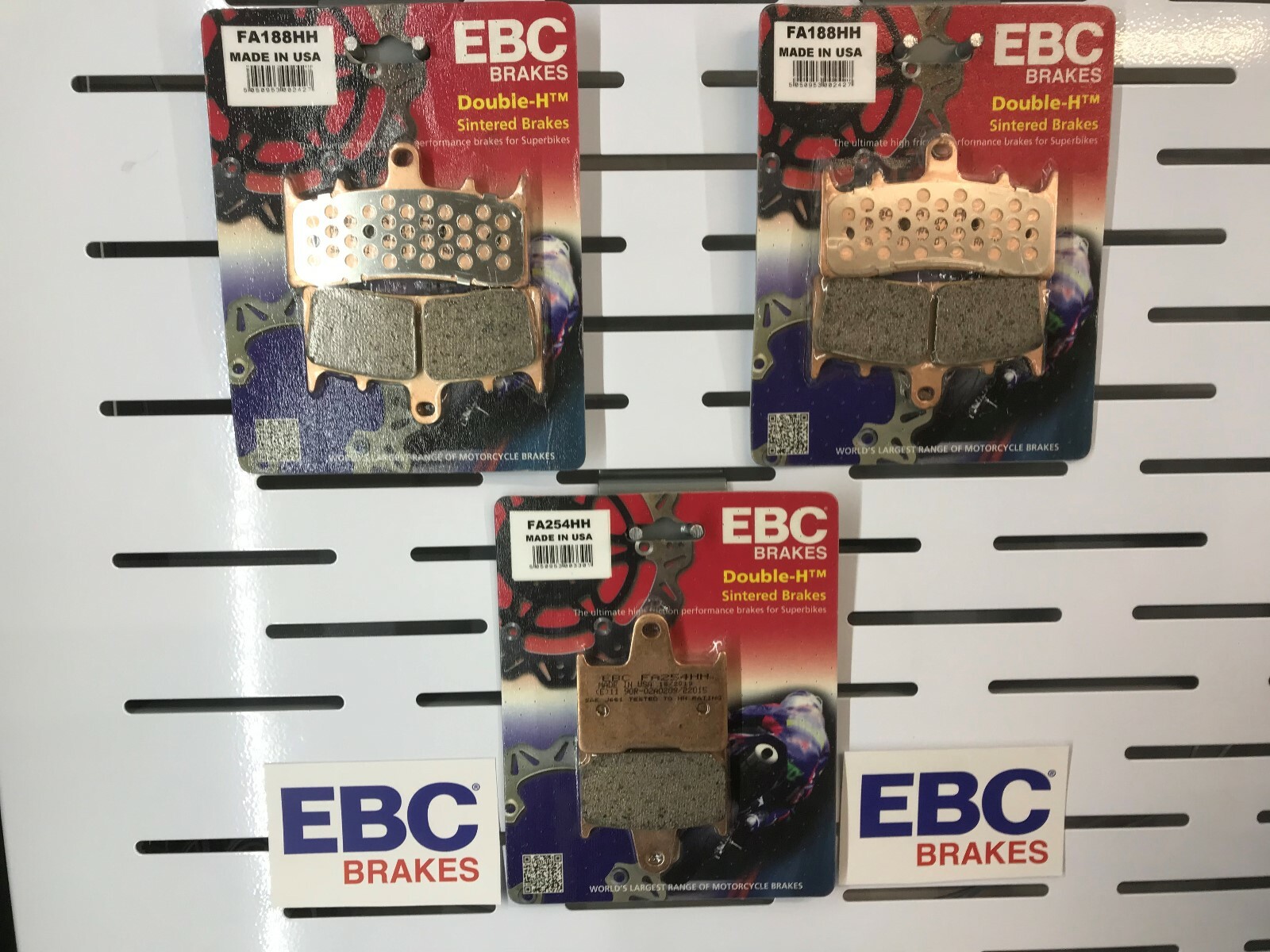 Suzuki GSX1300R Hayabusa 1999-2007 EBC Front Sintered Double H BrakePads FA188HH - Image 97