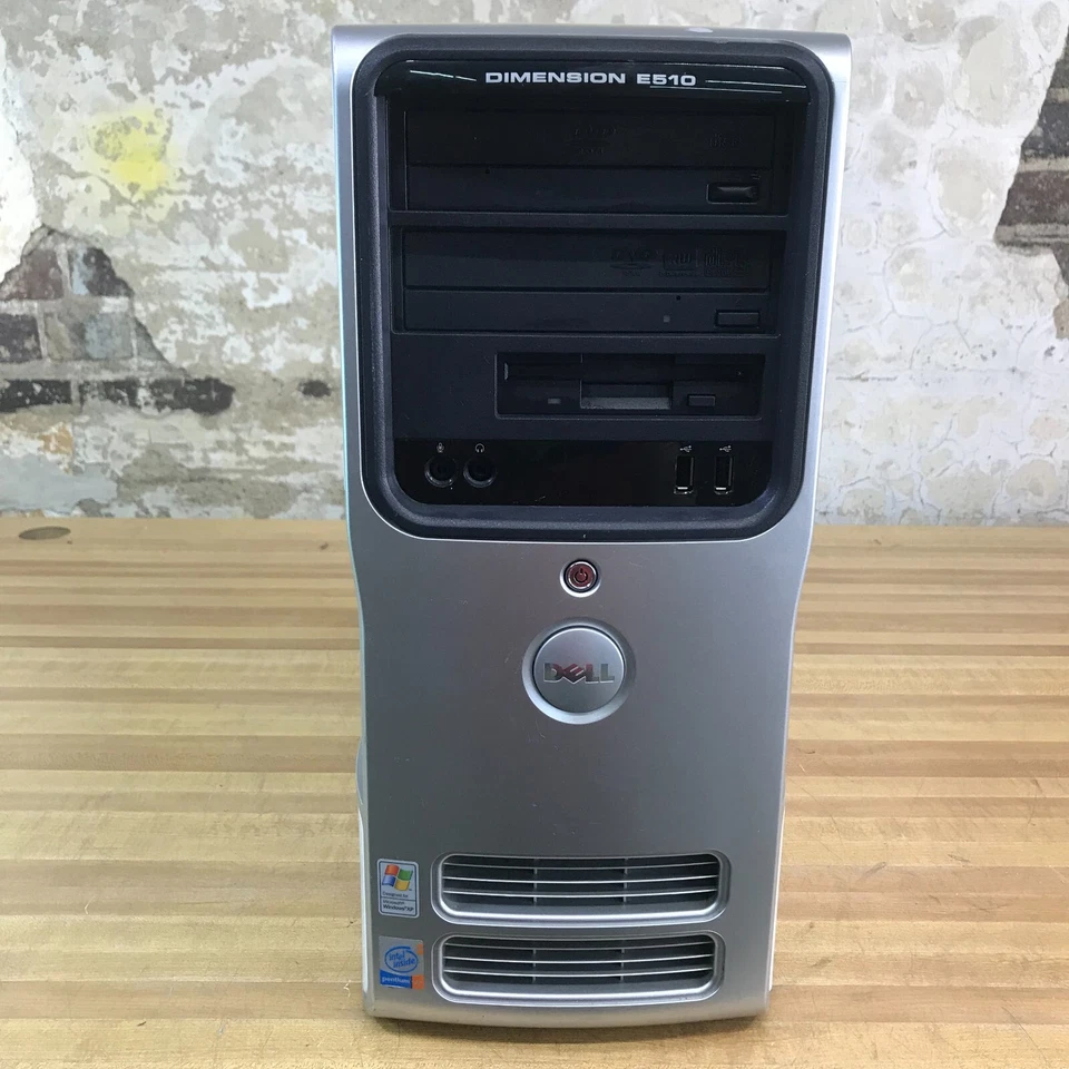 Dell Dimension E510 Retro Gaming Pentium 4 3.00GHz 2.5GB RAM Windows 7 Ultimate - Image 2 of 4