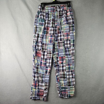 Urban Outfitters Patchwork Pajama Pants Urban Outfitters Crop