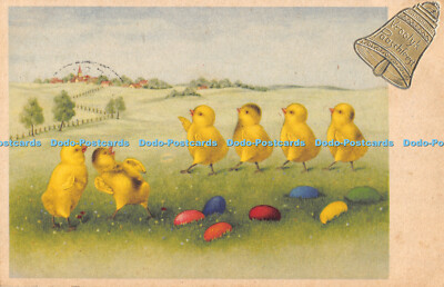 R357676 Froolyk Paaschfest Ostern Grußkarte Coloprint B 1056