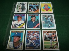 I HAVE A 9 CARD LOT OF BASEBALL CARDS!! JACK CLARK,RANDY MYERS AND MORE!!