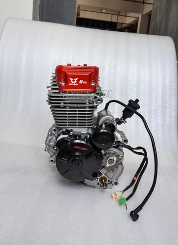 Motor Zongshen 300cc con 6 velocidades barra horizontal cuatro válvulas y arranque - Imagen 3 de 6