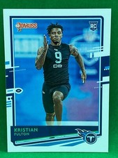 Kristian Fulton 2020 Donruss ROOKIE Titans Card