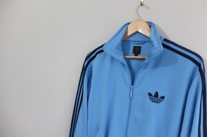pale blue adidas tracksuit