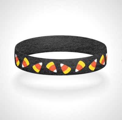 Reversible Candy Corn Bracelet Wristband